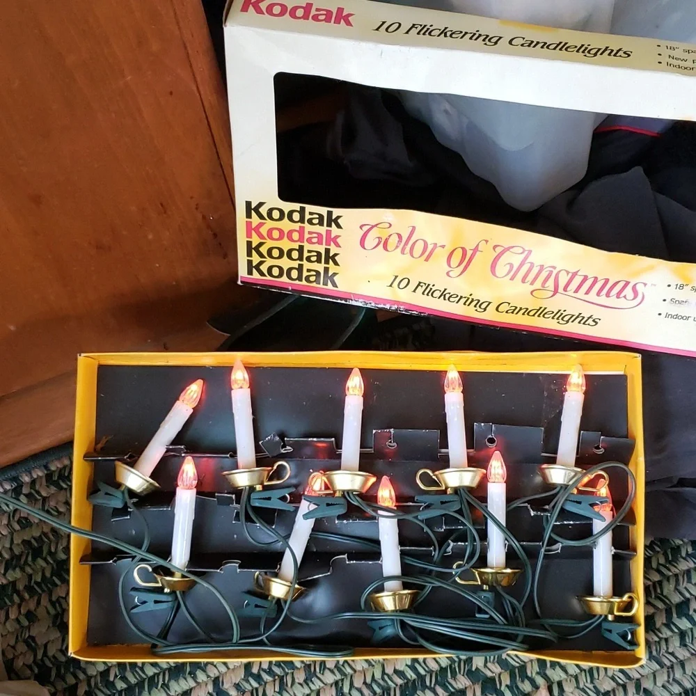 Kodak Color of Christmas string lights Vintage Tested